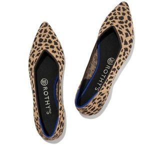 Rothys leopard pointed-toe flats